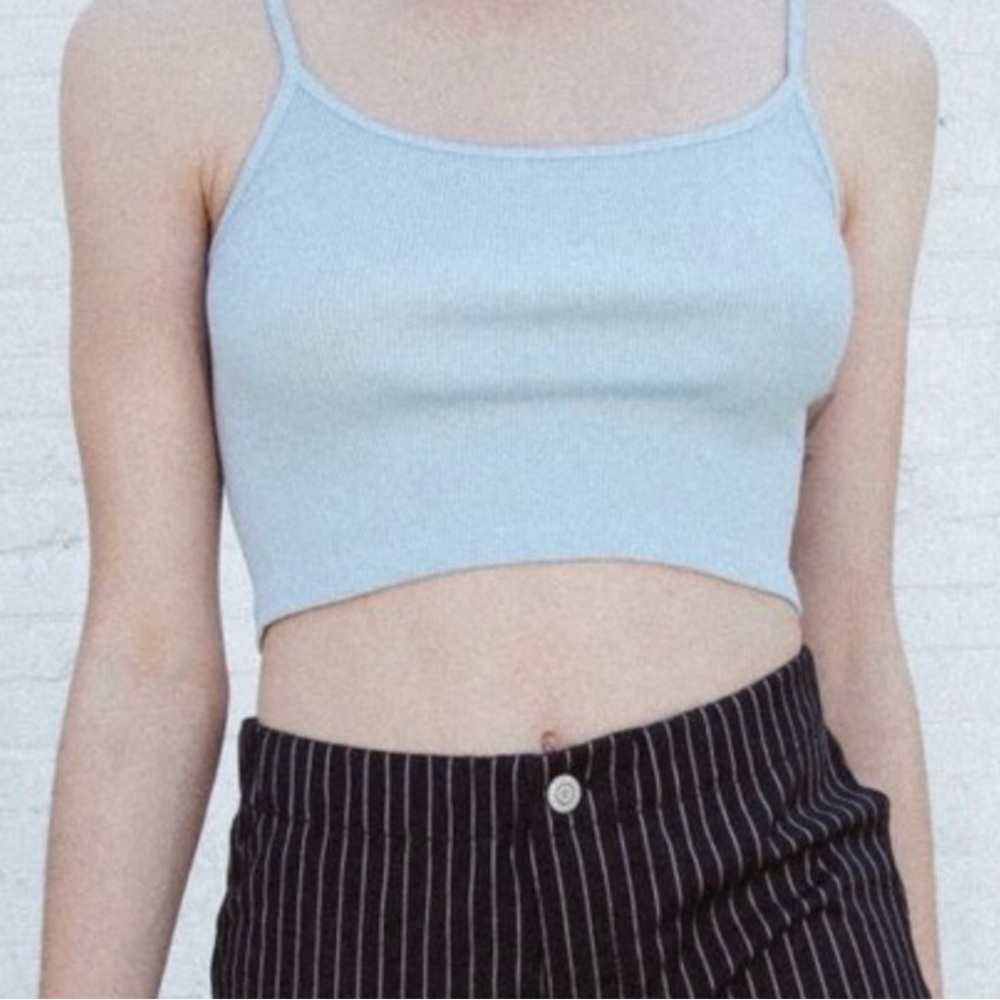 Light Blue Brandy Melville Tank Top